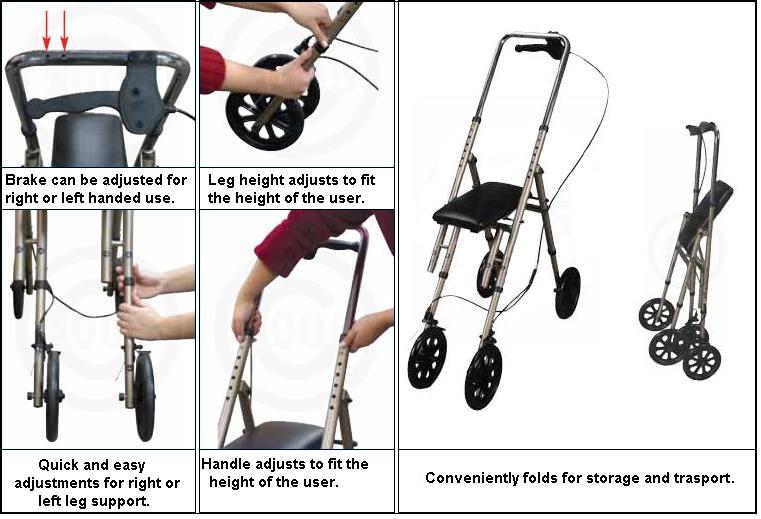 Adult Knee Walker Walkers